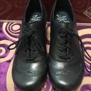 Dansko’s laced up heels